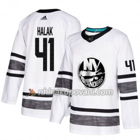New York Islanders Dresy Jaroslav Halak 41 Bílá 2019 NHL All-Star Adidas Authentic - Pánské